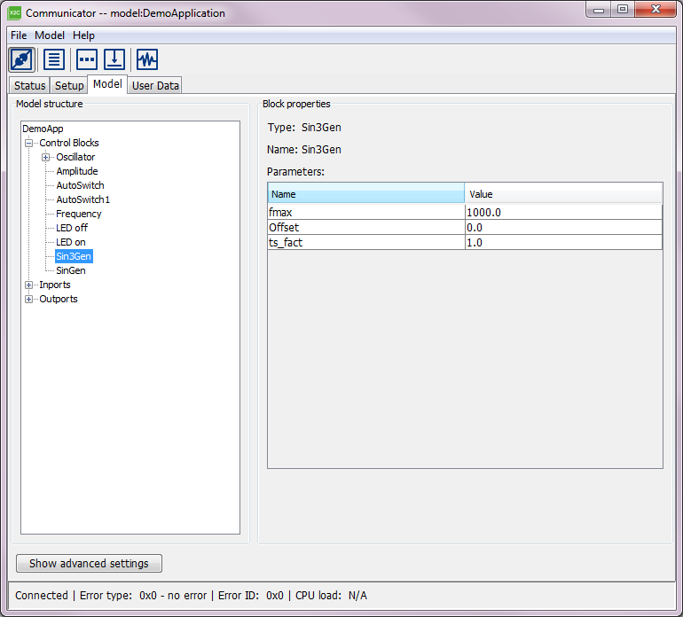 X2C Communicator Model