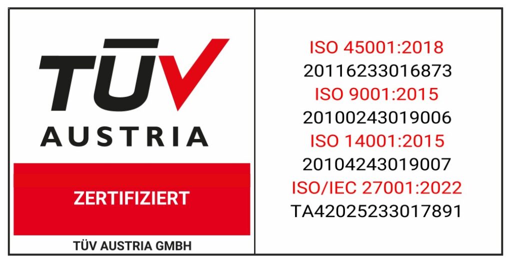 TÜV Zertifikat